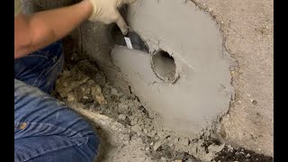 Concrete Repair amp Restoration with Polymer Concrete LWE  Howto Application Tutorial [upl. by Hsuk851]