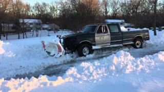 29Inch Snowfall Plowing the Driveway [upl. by Crutcher820]