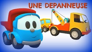 Léo le camion curieux  Dessin animé assemblage dune dépanneuse [upl. by Retnyw]