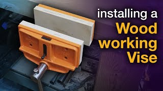 Installing a Woodworking Vise [upl. by Ecnerrot]