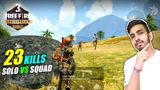 23 KILLS WITH NEW CHARACTERS  FREE FIRE 3rd ANNIVERSARY SPECIAL GAMEPLAY [upl. by Patricia]