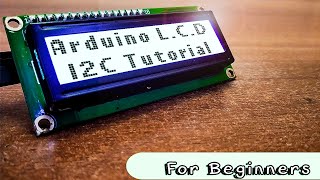 Arduino LCD I2C tutorial  how to program LCD [upl. by Ellerrad]