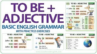 To Be  Adjective  Basic English Grammar Lesson [upl. by Melmon]