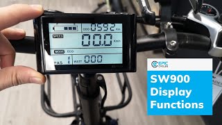 How to use your SW900 Display Functions [upl. by Annaeirb]