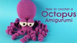 How to crochet a Octopus Amigurumi  World Of Amigurumi [upl. by Notsuh510]