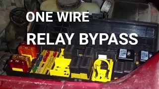 HOW TO Bypass A Relay Using One Wire [upl. by Roux]