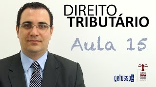 Aula 15  Direito Tributário  Crédito Tributário [upl. by Arawaj]