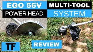 EGO 56V Power  Multi Tool Trimmer Unboxing Review Edger Rapid Reload Line at Home Depot [upl. by Maegan931]