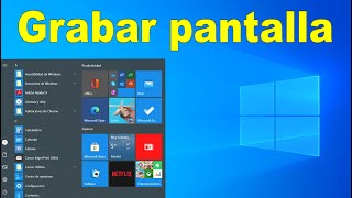 Como grabar la pantalla de tu pc [upl. by Oflodur]