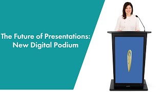 Digital Podiums for Modern Presentations  Displays2go® [upl. by Huesman48]