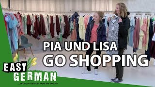 Pia and Lisa go shopping  Easy German 85 [upl. by Pollack958]