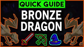 OSRS Bronze Dragon Slayer Guide  No Antifire Method  Quick Guide 2020 [upl. by Nagn246]