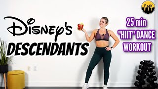 DISNEYS DESCENDANTS HIIT DANCE WORKOUT [upl. by Heigl464]