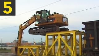 Top 5 Awesome Excavator Tricks [upl. by Erna]