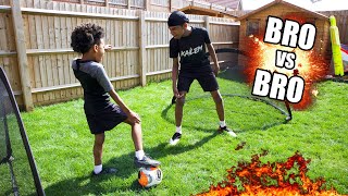 Bro vs Bro 1v1 Football Challenge [upl. by Ethelinda]