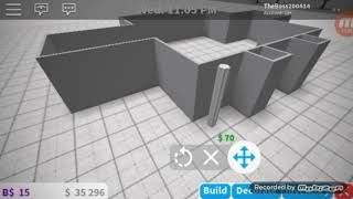 Bloxburg Tutorial Roblox Roof placement [upl. by Ained]