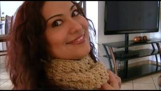 How To Crochet A Round Scarf Step By StepTutorial [upl. by Kumar815]