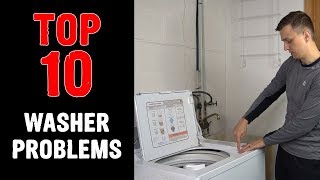 10 Most Common Problems With Laundry Washing Machines [upl. by Yesima]