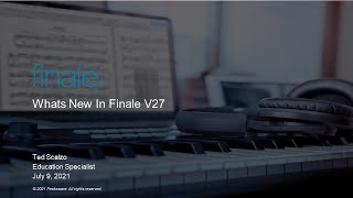 Whats new in Finale v27 · Webinar [upl. by Richel]