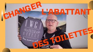 comment changer labattant des wc  très facile [upl. by Nairahcaz]