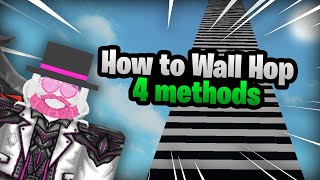 4 Methods to Wall Hop on PC roblox tutorial [upl. by Laaspere]