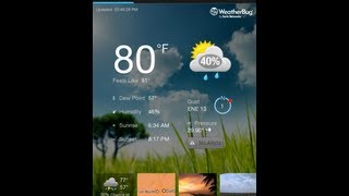 App Review  The NEW WeatherBug for Android [upl. by O'Rourke]