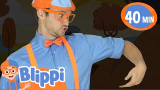 Excavator Song Im An Excavator  BLIPPI  Educational Songs For Kids [upl. by Ditmore]