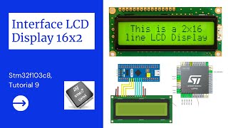 Interface LCD Display 16×2 with Stm32 [upl. by Clementius553]