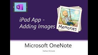 OneNote  iPad Three Ways to Insert a Image [upl. by Nylear394]