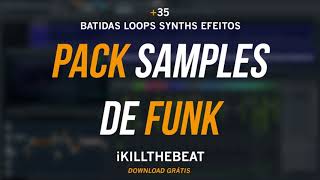 Pack Samples de Funk  Download Grátis Batidas  Loops  Synths [upl. by Neenwahs]