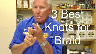 3 Best knots for Braid [upl. by Ahsinej]