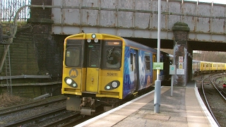 Half an Hour at 216  Birkenhead North Station 1022017  Class 507 508 terminus [upl. by Skoorb]