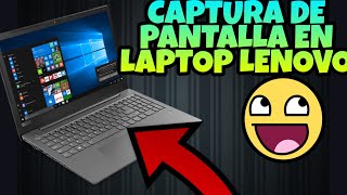 Como hacer una CAPTURA DE PANTALLA en LAPTOP LENOVO 2021 FÁCIL [upl. by Jojo]