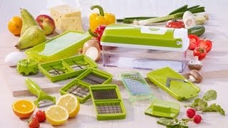 One Step Precision Cutting  Nicer Dicer Plus [upl. by Nylrebmik]