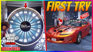 UPDATED HOW TO WIN THE PODIUM CAR EVERY SINGLE TIME IN GTA 5 ONLINE 2024 PODIUM WHEEL GLITCH [upl. by Kotta290]