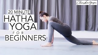 Hatha Yoga for Beginners  20 Min Gentle Beginners Yoga Class  ChriskaYoga [upl. by Hardi]