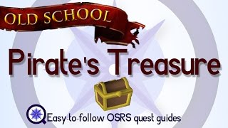 Pirates Treasure  OSRS 2007  Easy Old School Runescape Quest Guide [upl. by Buhler]