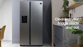 6 Tips on How To Clean Your Samsung Fridge Freezer  Samsung UK [upl. by Farant638]