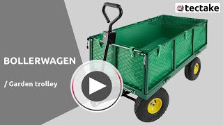 Produktvideo Bollerwagen  TecTake [upl. by Raymonds]