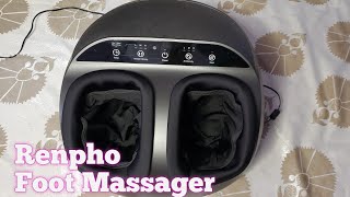 Renpho Foot Massager With Upgraded Heat 2021 Review  Worth It [upl. by Nipha]