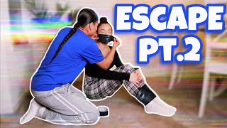 MAGICIAN DUCT TAPE ESCAPE CHALLENGE PART 2 THE CASTROS [upl. by Ariaet]